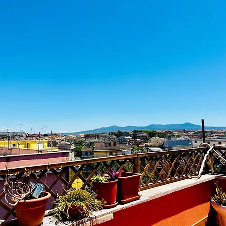Casa Del Vento - Panoramic Rooftop Next To Metro C *